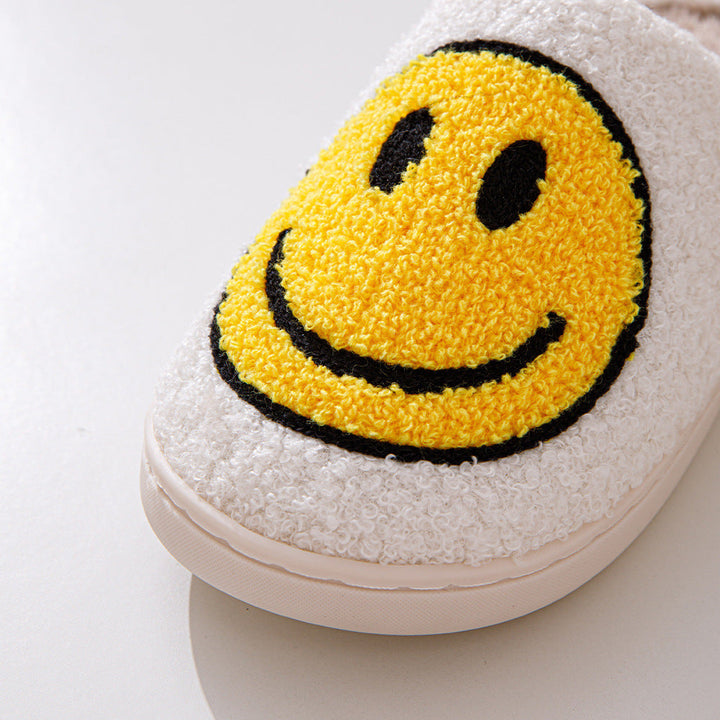 Unisex Smiley Gesicht weiche Hausschuhe | Innen