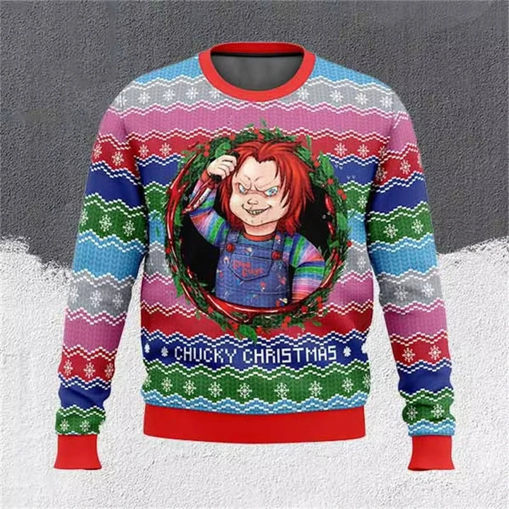 Übergröße Weihnachtspullover Herren | Straßenmode