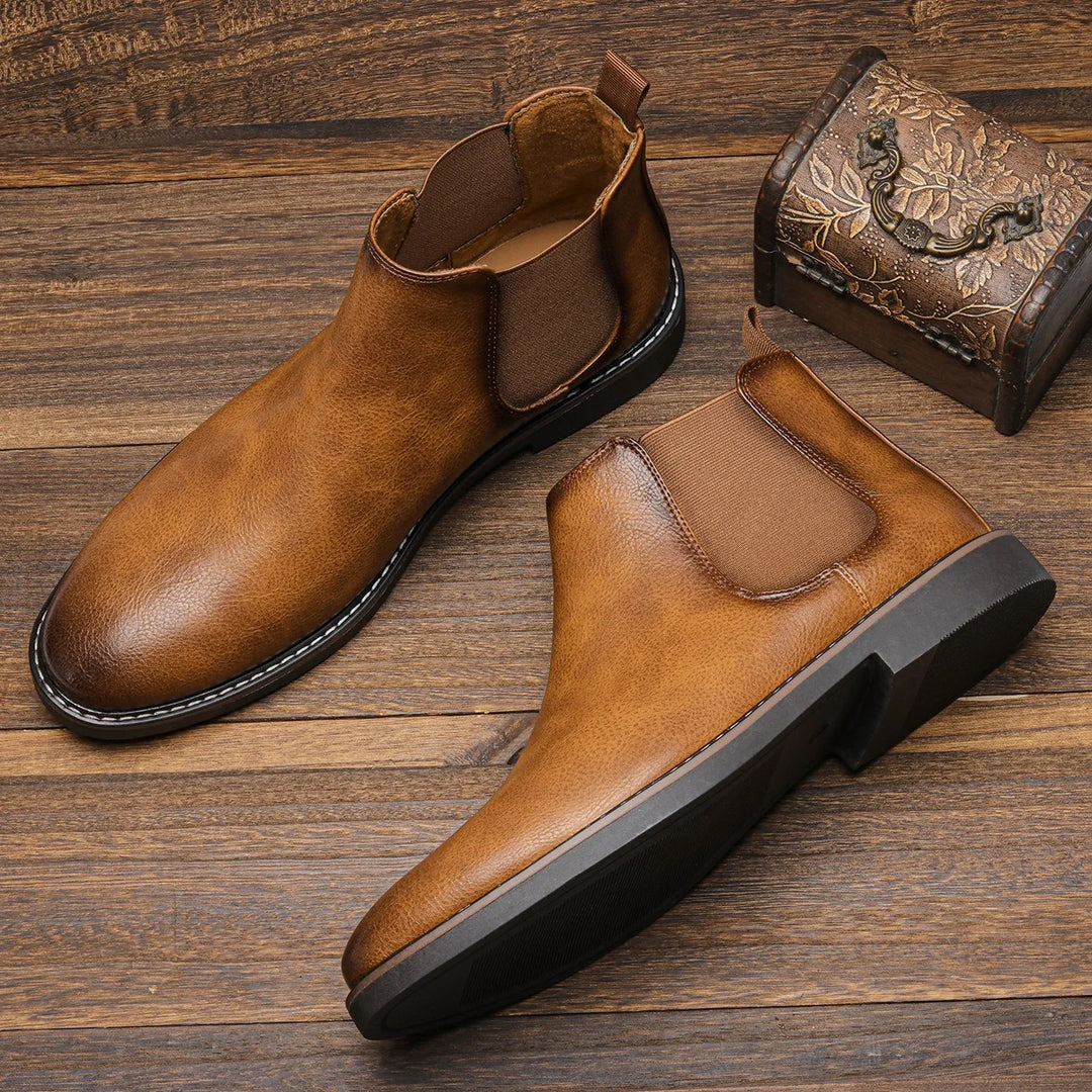Herren Knöchel Stiefel | Slip Auf