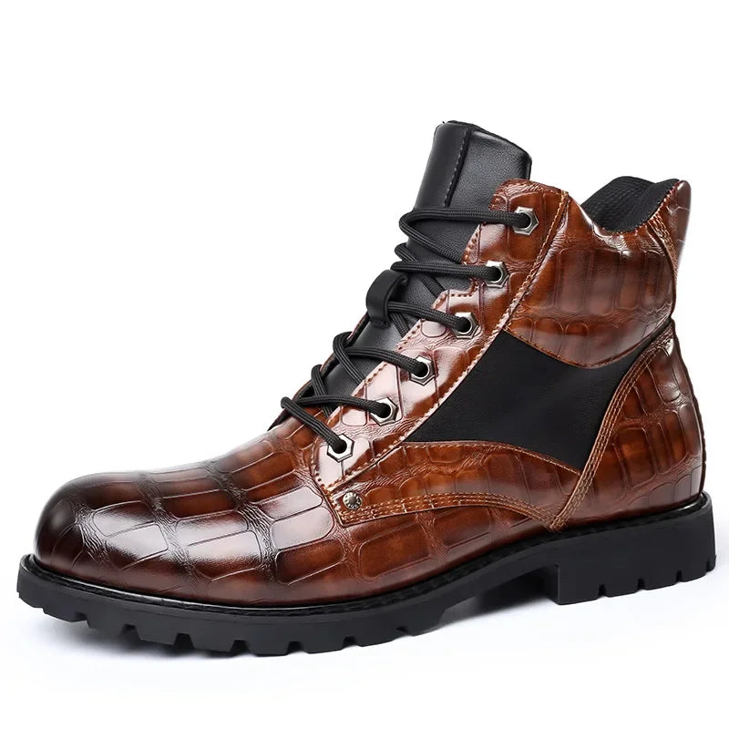 Herren Moderne Mode Stiefel | Schnürung