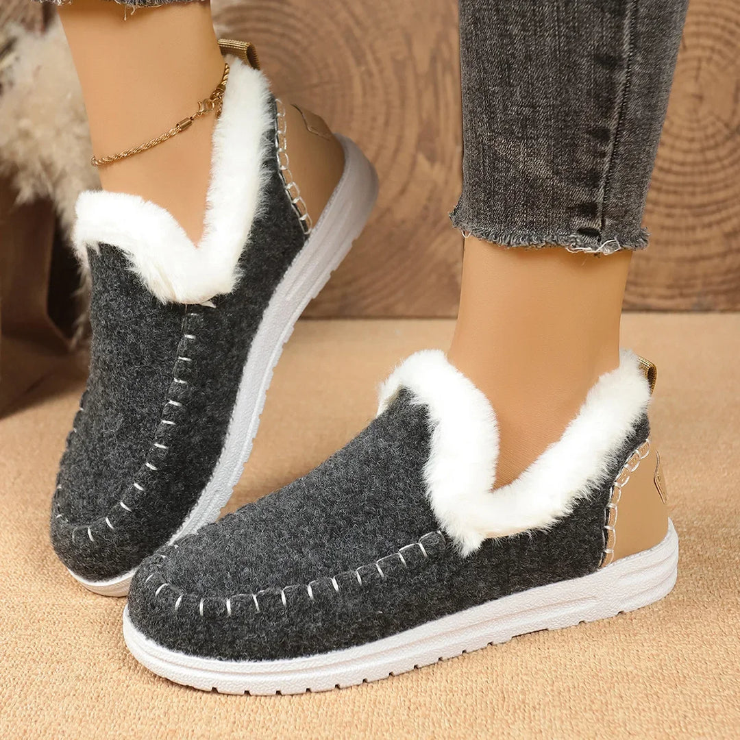 Damen Winterschnee Stiefel | Slip-on