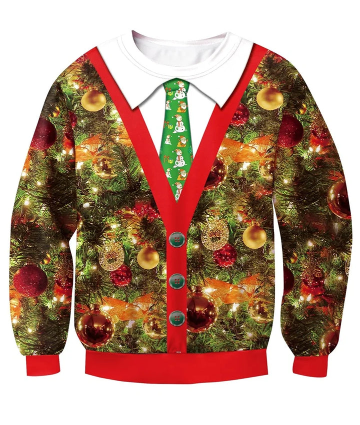 Weihnachtspullover Unisex | Vollständiger Ausdruck