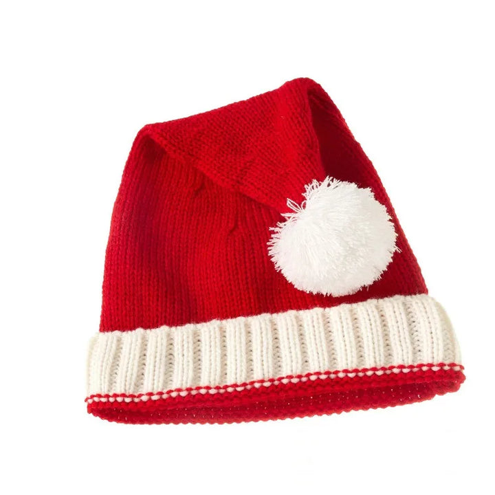 Weihnachtsmütze für Damen | Gestrickt