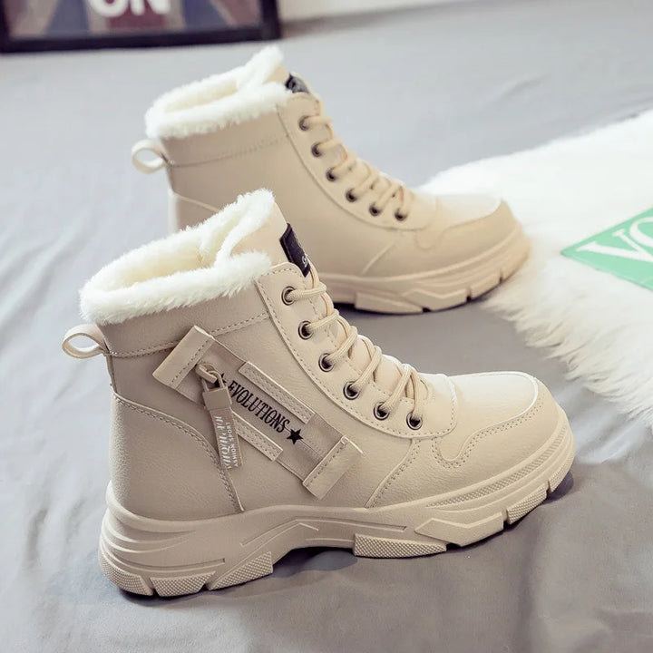 Plattform Winterstiefel Damen | Hoher Schaft