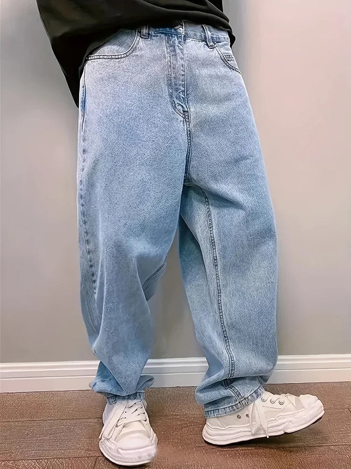 Herren Lässig Baggy Jeans | Straßenmode