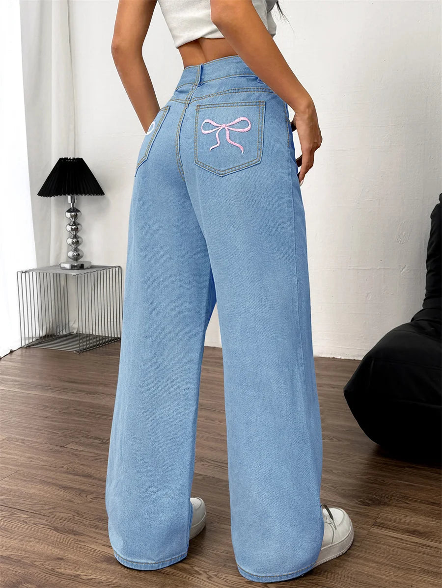Damen Baggy Jeans | Blau