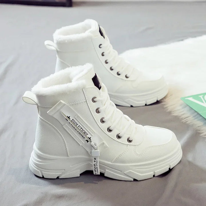 Plattform Winterstiefel Damen | Hoher Schaft