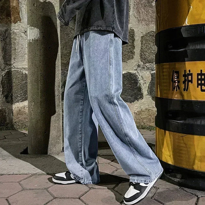 Herren Straßenmode Baggy Jeans | Weite Beinpartie