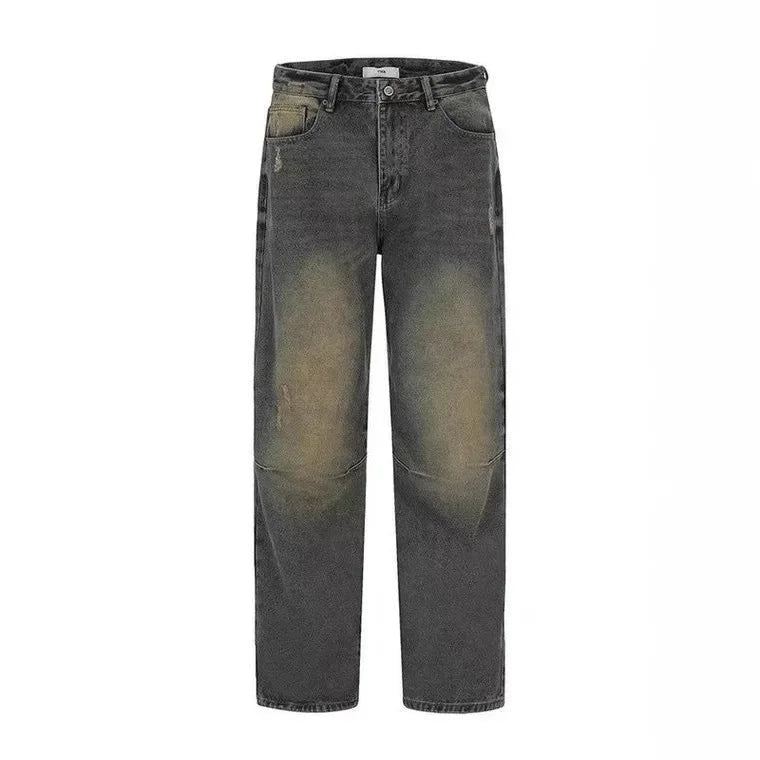 Herren Vintage Stil Baggy Jeans | Straßenmode