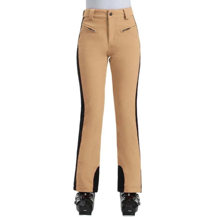 Schlanke Passform Skihose Damen | Hohe Taille