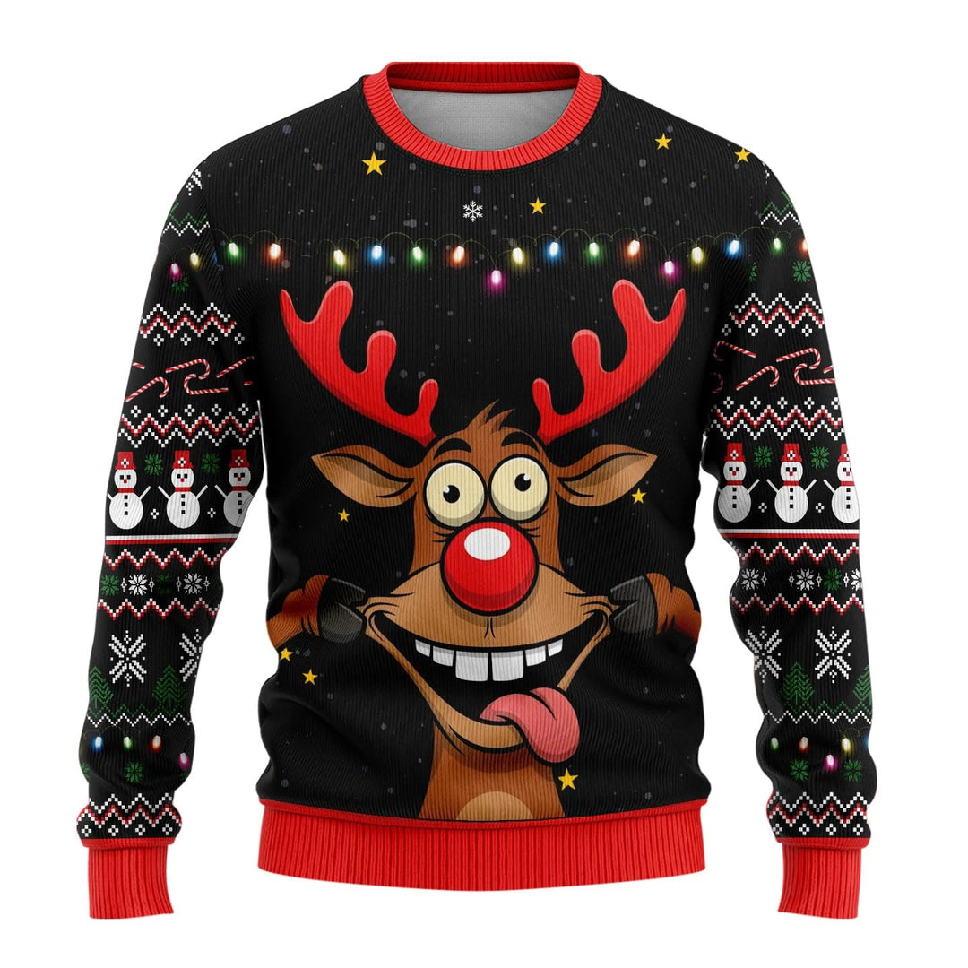 Lustig Weihnachtspullover Unisex | 3D Druck