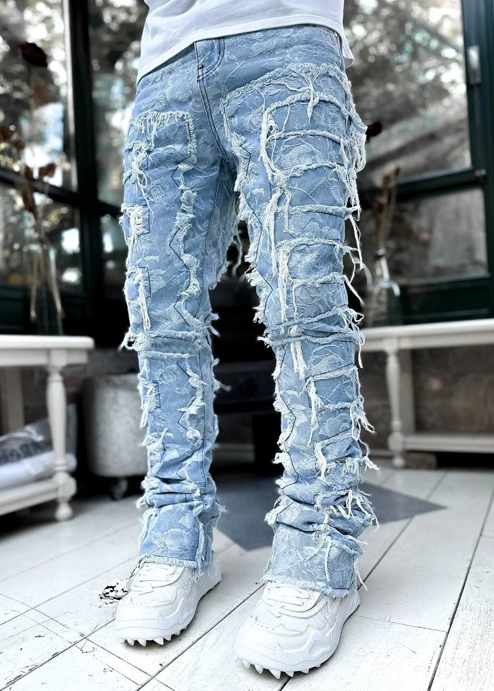 Herren Zerrissen Jeans | Schlanke Passform