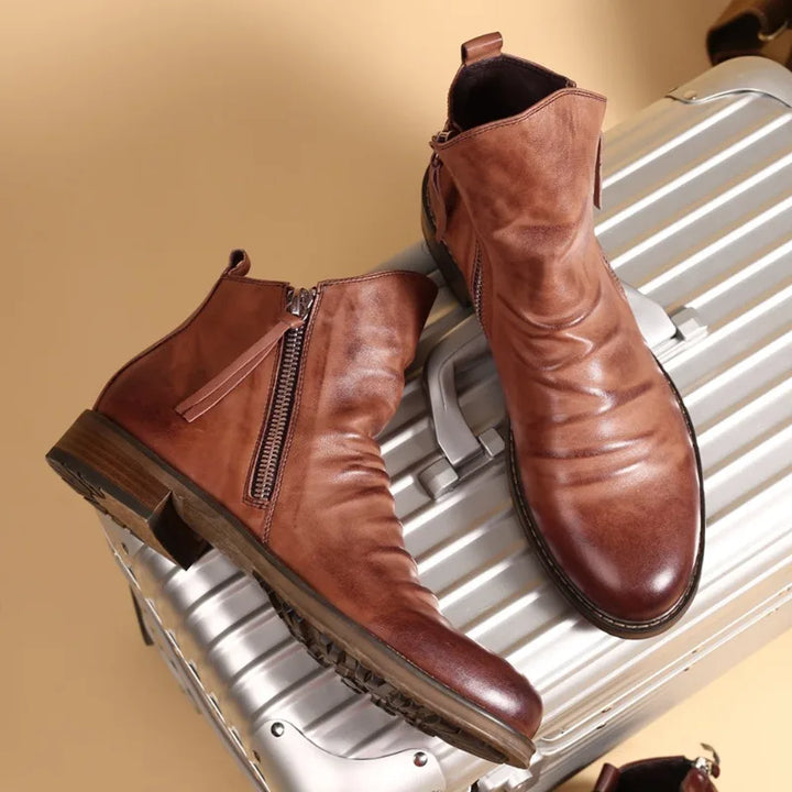 Herren Knöchel Stiefel | Reißverschluss