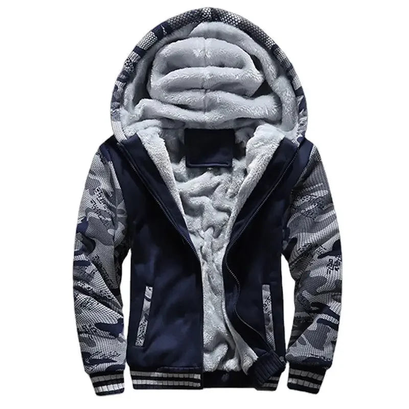 Tarnung Fleecejacke Herren | Winter