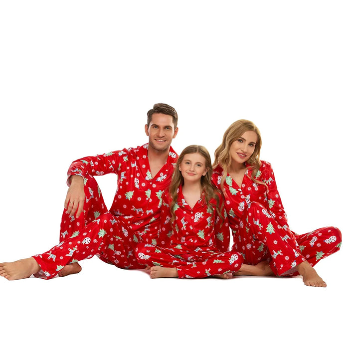 Familie Weihnachtpyjama Unisex | Setzen