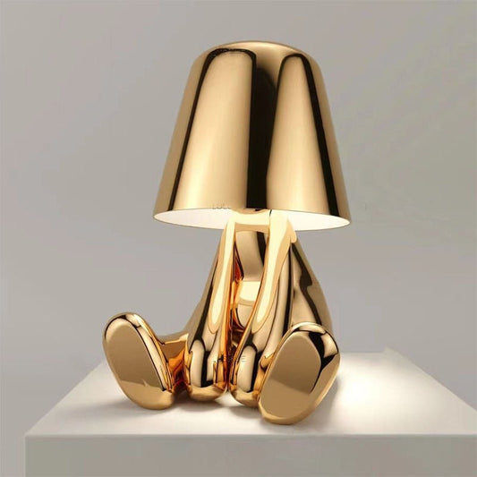 Reflecto Tischlampe mit skulpturalem und modernem Design.