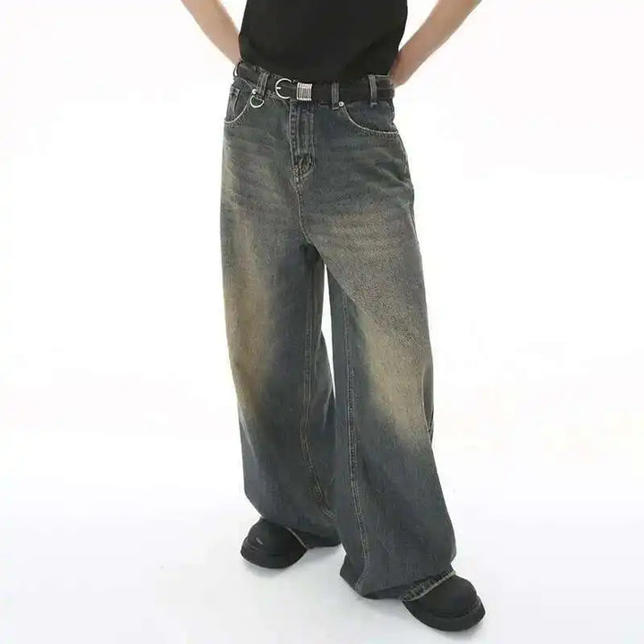 Herren Trendig Baggy Jeans | Stiefelschnitt