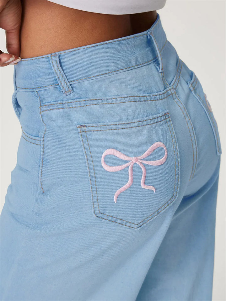 Damen Baggy Jeans | Blau
