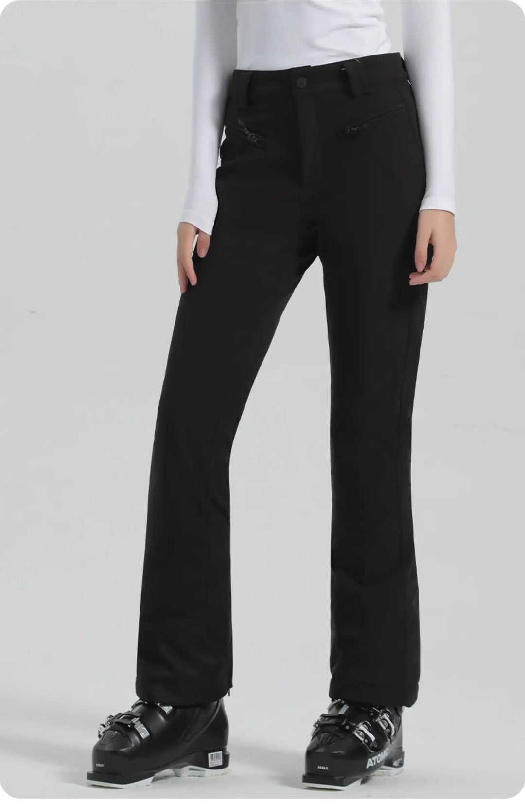 Schlanke Passform Skihose Damen | Hohe Taille