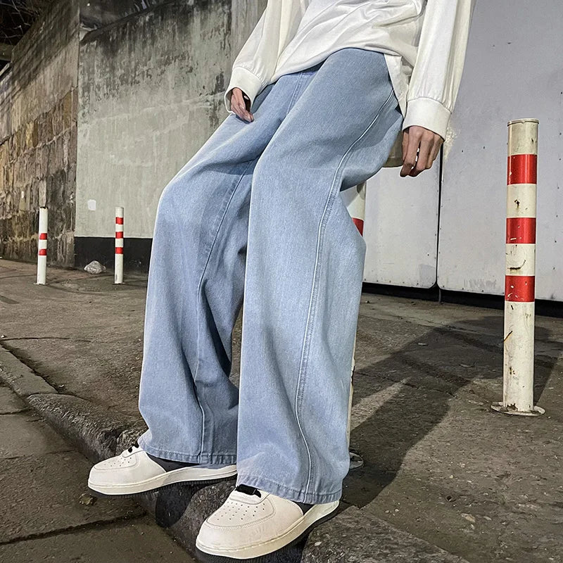 Herren Straßenmode Baggy Jeans | Weite Beinpartie