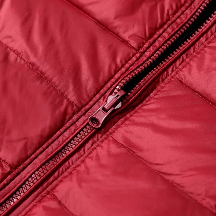 Umkehrbar Daunenjacke Damen | Mit Kapuze