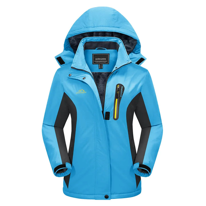 Weite Passform Skijacke Damen | Mit Kapuze