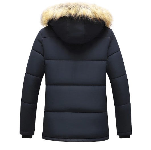 Herren Winter Parka | Abnehmbare Haube