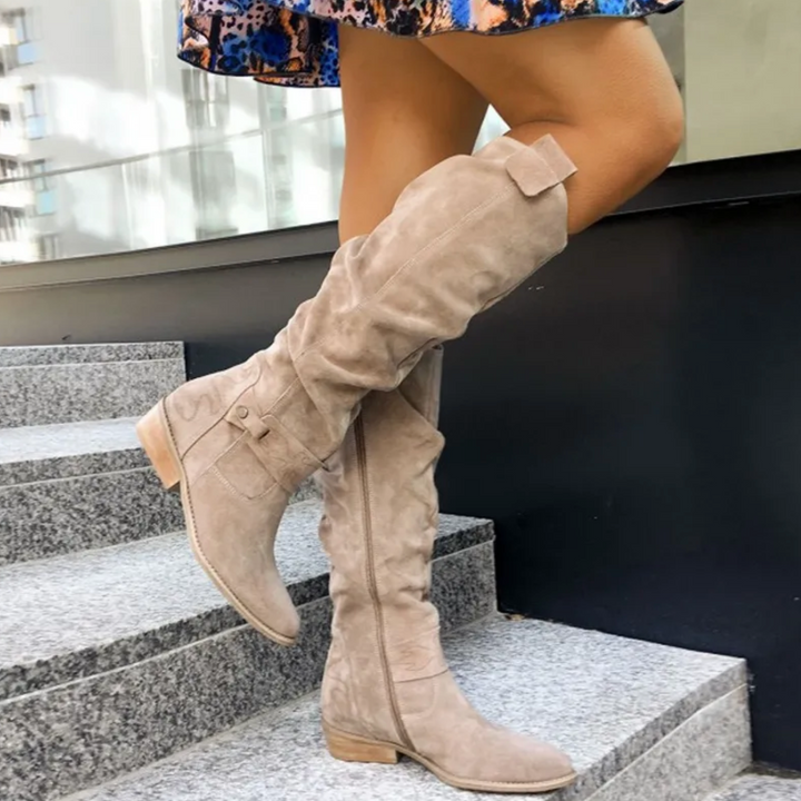 Damen Beige Stiefel | Stylisch