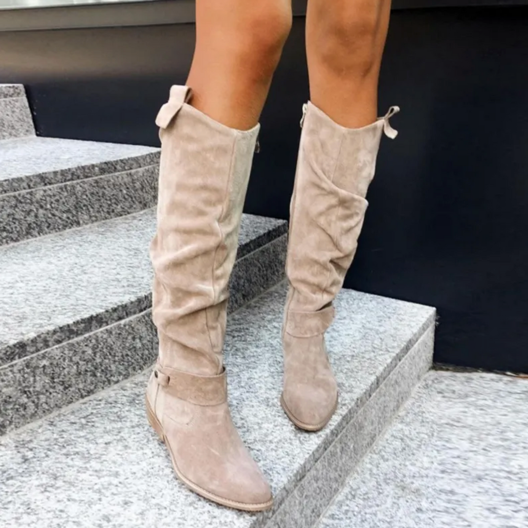 Damen Beige Stiefel | Stylisch