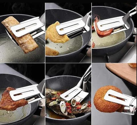 Schlitzdesign eines Spatels für einfaches Abtropfen von Flüssigkeiten.
