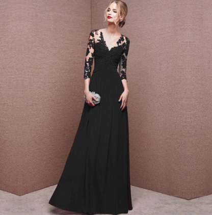 Stilvolles Hochzeitsgastkleid für Damen | Maxi