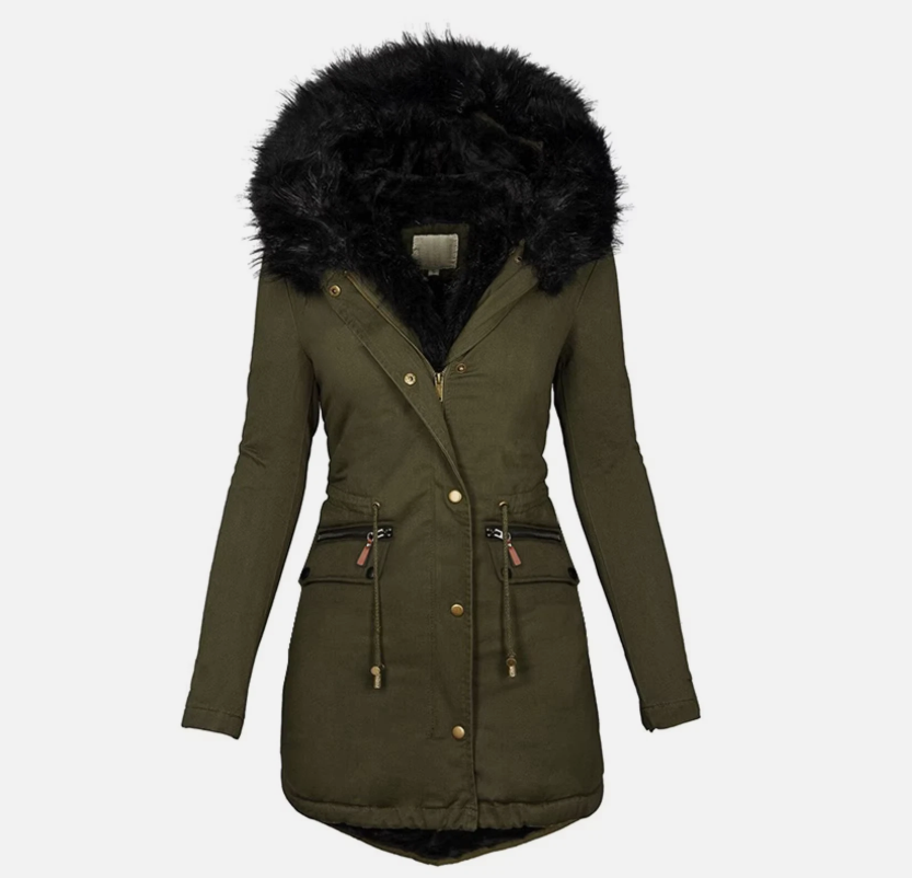 Damen Winter Parka | Kordelzug