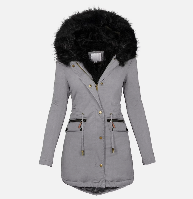 Damen Winter Parka | Kordelzug