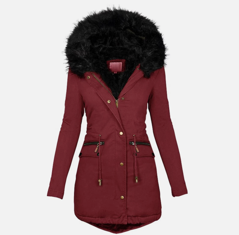 Damen Winter Parka | Kordelzug