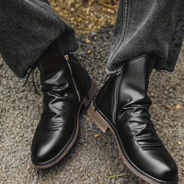 Herren Knöchel Stiefel | Reißverschluss