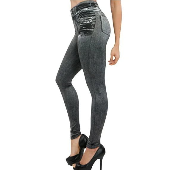 Damen Slim Fit Jeans | Hohe Taille