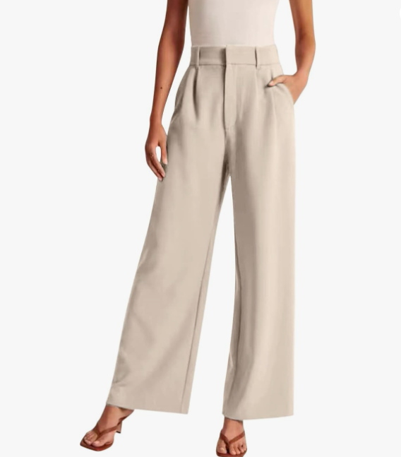 Elegante Damen Arbeitshose | Weites Bein