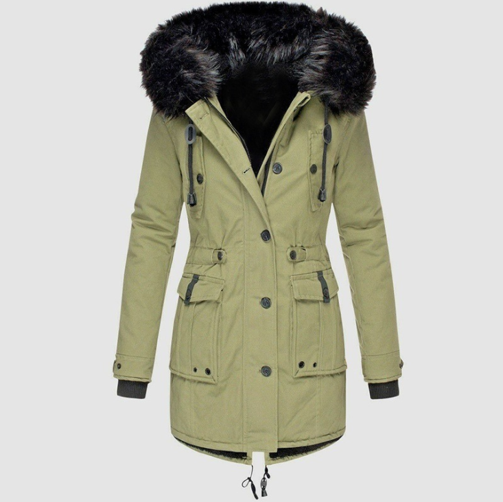 Damen Regen Mit Kapuze Jacke | Winter