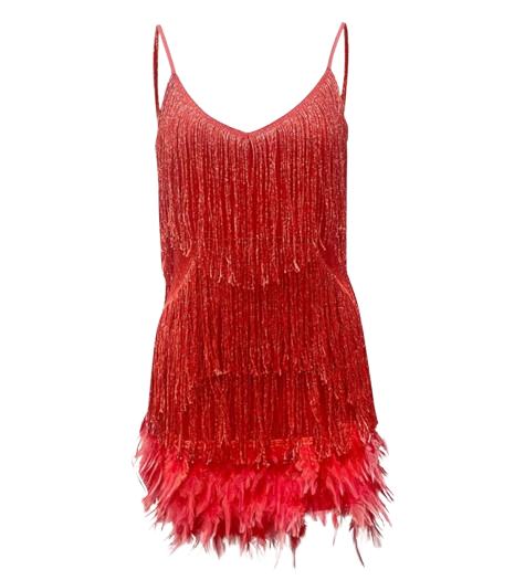 Damen Sleeveless Paillettenkleid | Mini