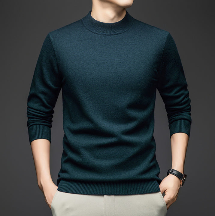 Herren Pullover Schlanke Passform | Stehkragen