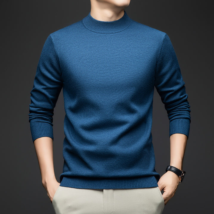 Herren Pullover Schlanke Passform | Stehkragen