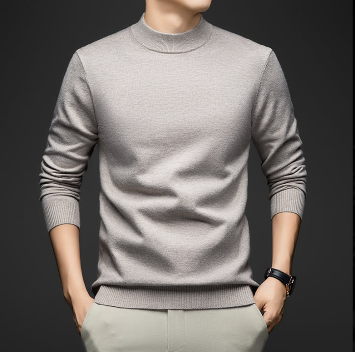 Herren Pullover Schlanke Passform | Stehkragen