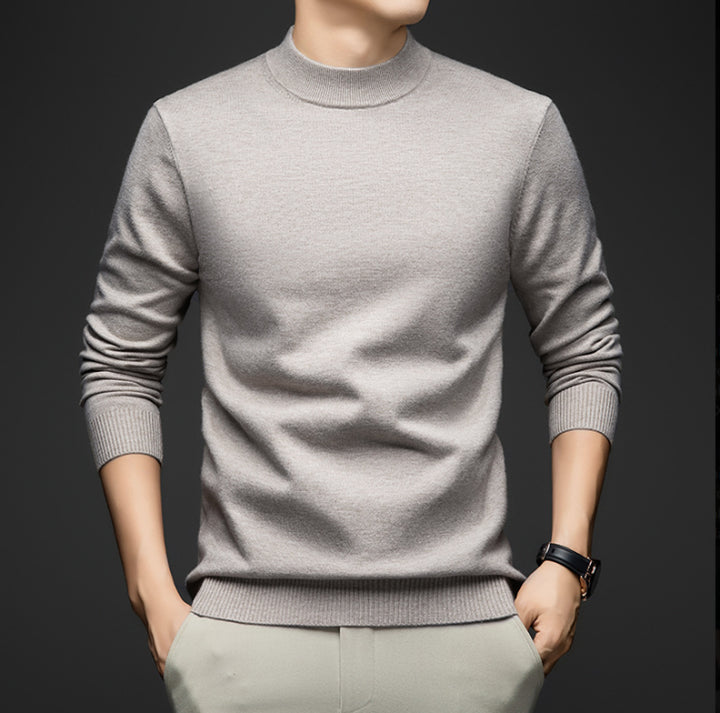 Herren Pullover Schlanke Passform | Stehkragen