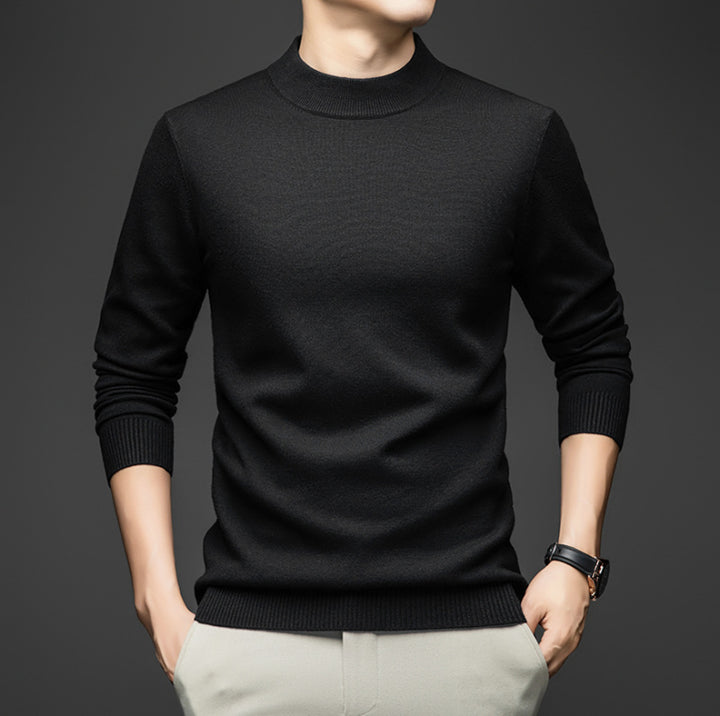 Herren Pullover Schlanke Passform | Stehkragen