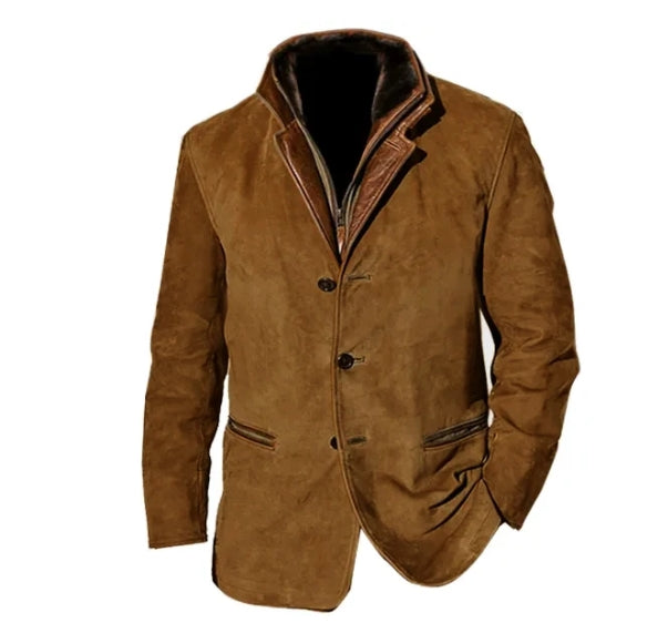 Lässige Langarmjacke für Herren | Retro