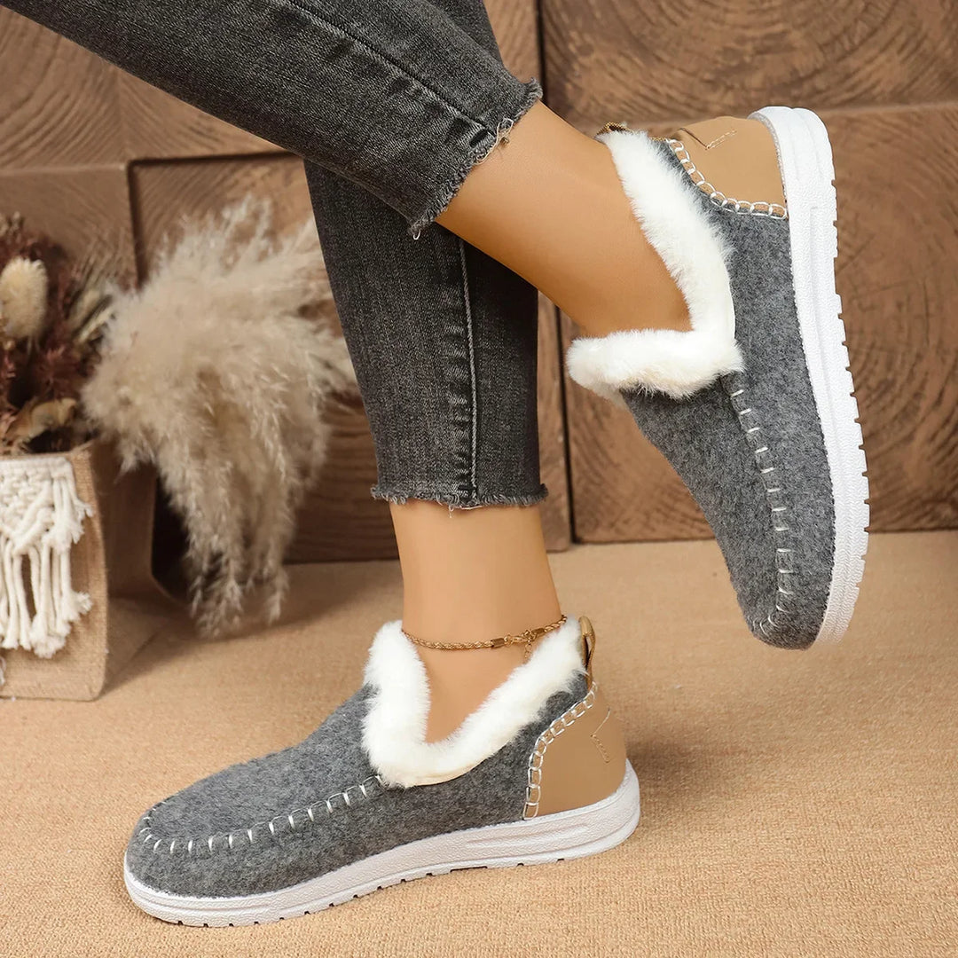 Damen Winterschnee Stiefel | Slip-on
