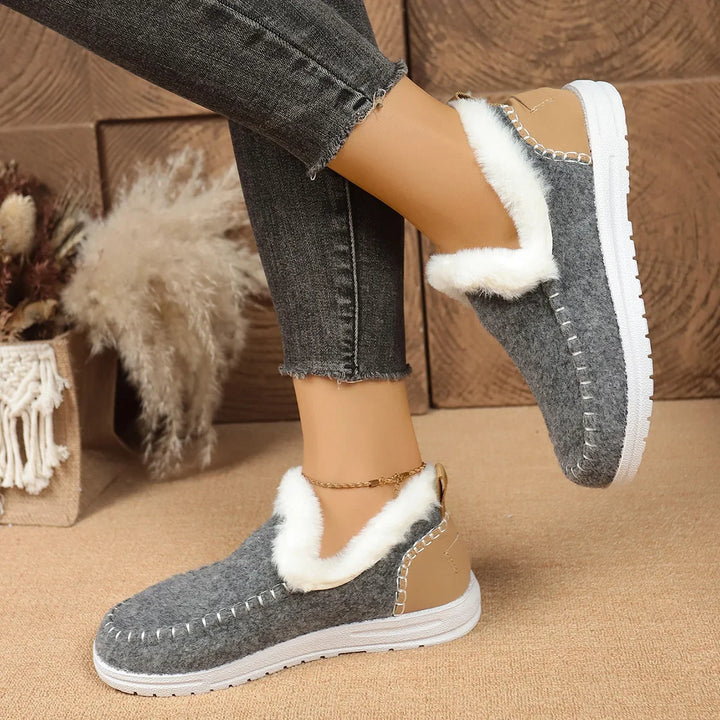 Damen Winterschnee Stiefel | Slip-on