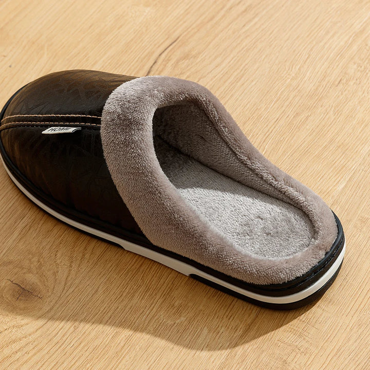Unisex Warm gefütterte Anti-Rutsch Hausschuhe | Schlupf