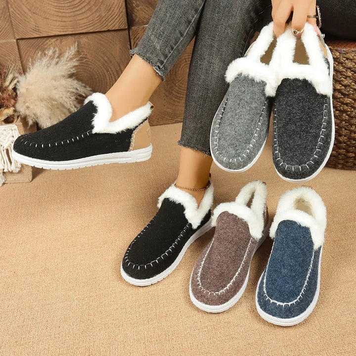 Damen Winterschnee Stiefel | Slip-on