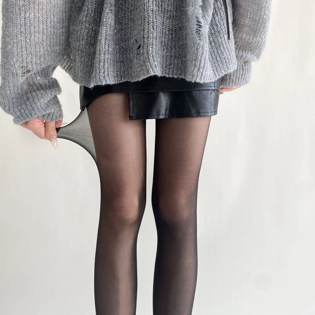 Farbig Strumpfhose für Damen | Oberschenkelhoch